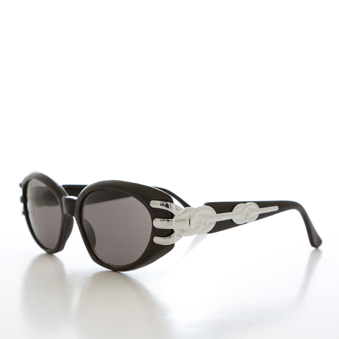 Embellished 90s Cat Eye Vintage Sunglasses - Asa