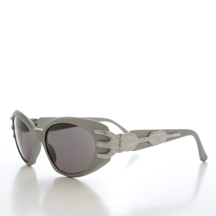 Embellished 90s Cat Eye Vintage Sunglasses - Asa