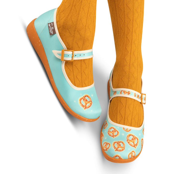 Chocolaticas® Atomic Pretzel Women's Mary Jane Flat