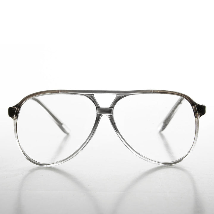 Retro Clear Lens Pilot Glasses - Atlas