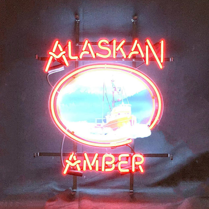 Alaskan Amber Beer Neon Signs