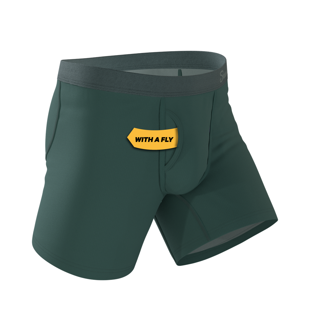 The Alloy | Dark Teal Ball Hammock® Pouch Underwear With Fly