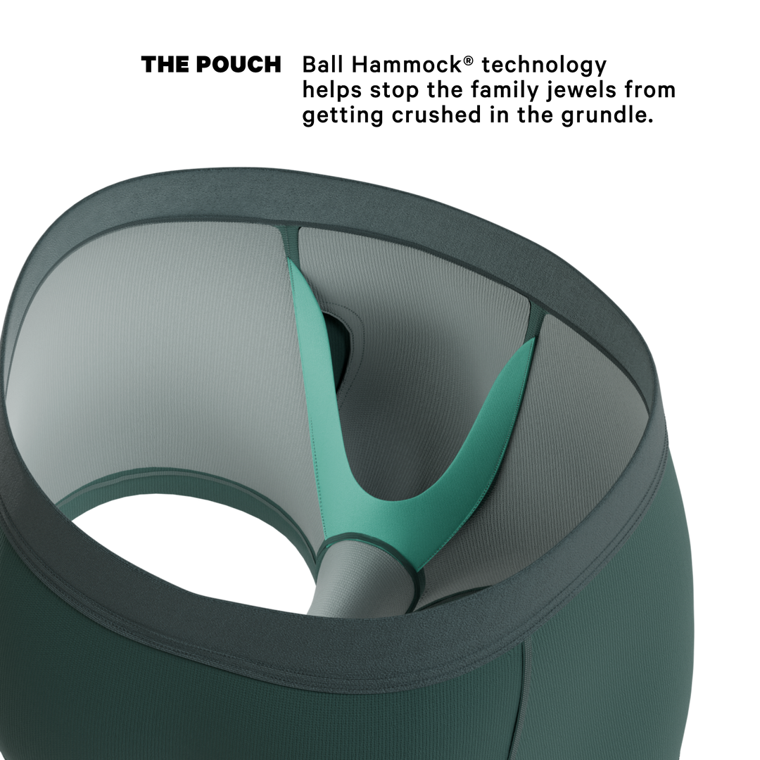 The Alloy | Dark Teal Ball Hammock® Pouch Trunks Underwear