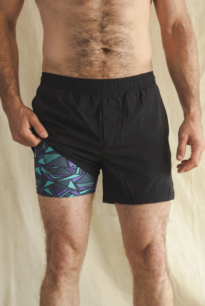 The Anti-Bounce | Black Ball Hammock® 5 Inch Athletic Shorts