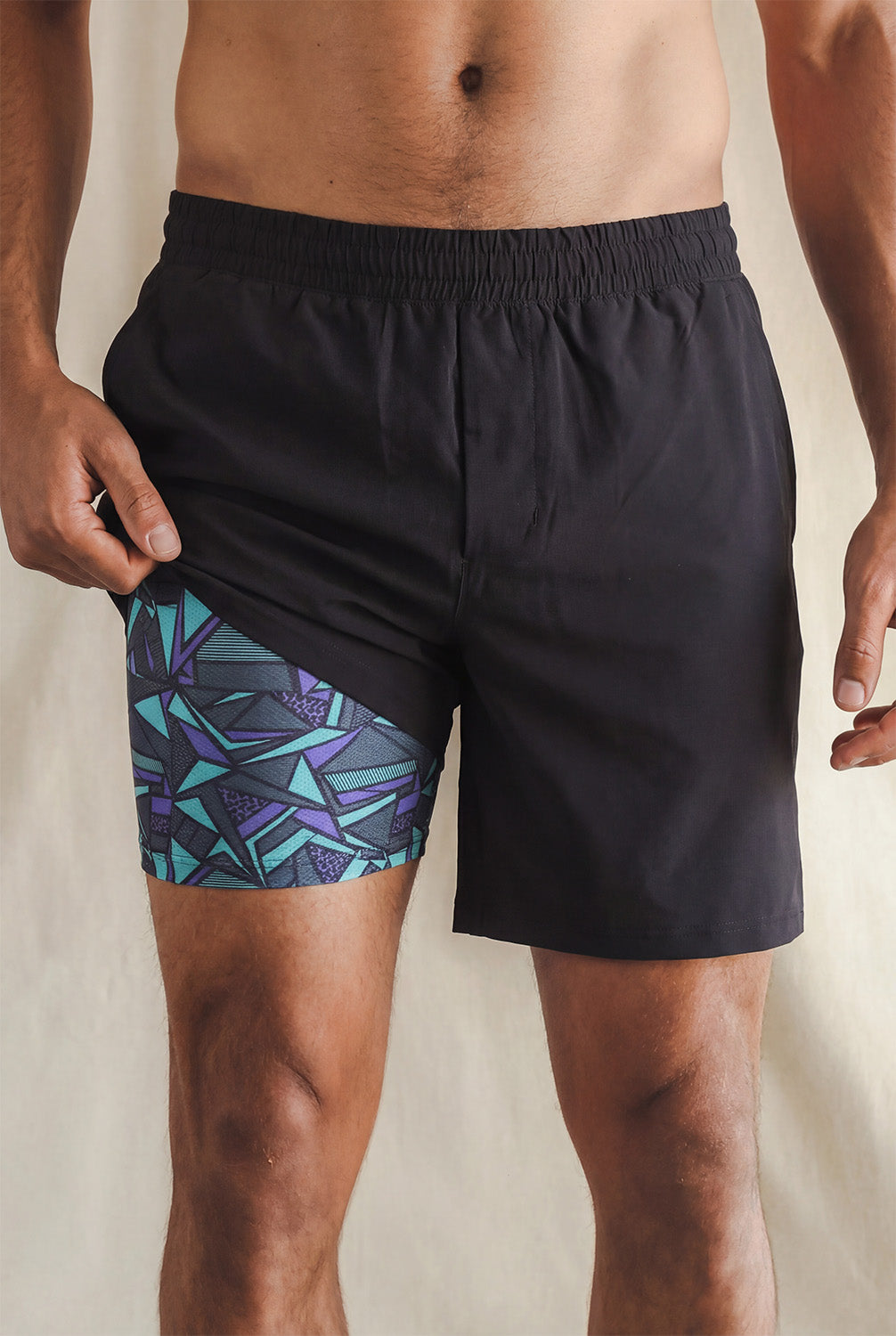 The Anti-Bounce | Black Ball Hammock® 7 Inch Athletic Shorts