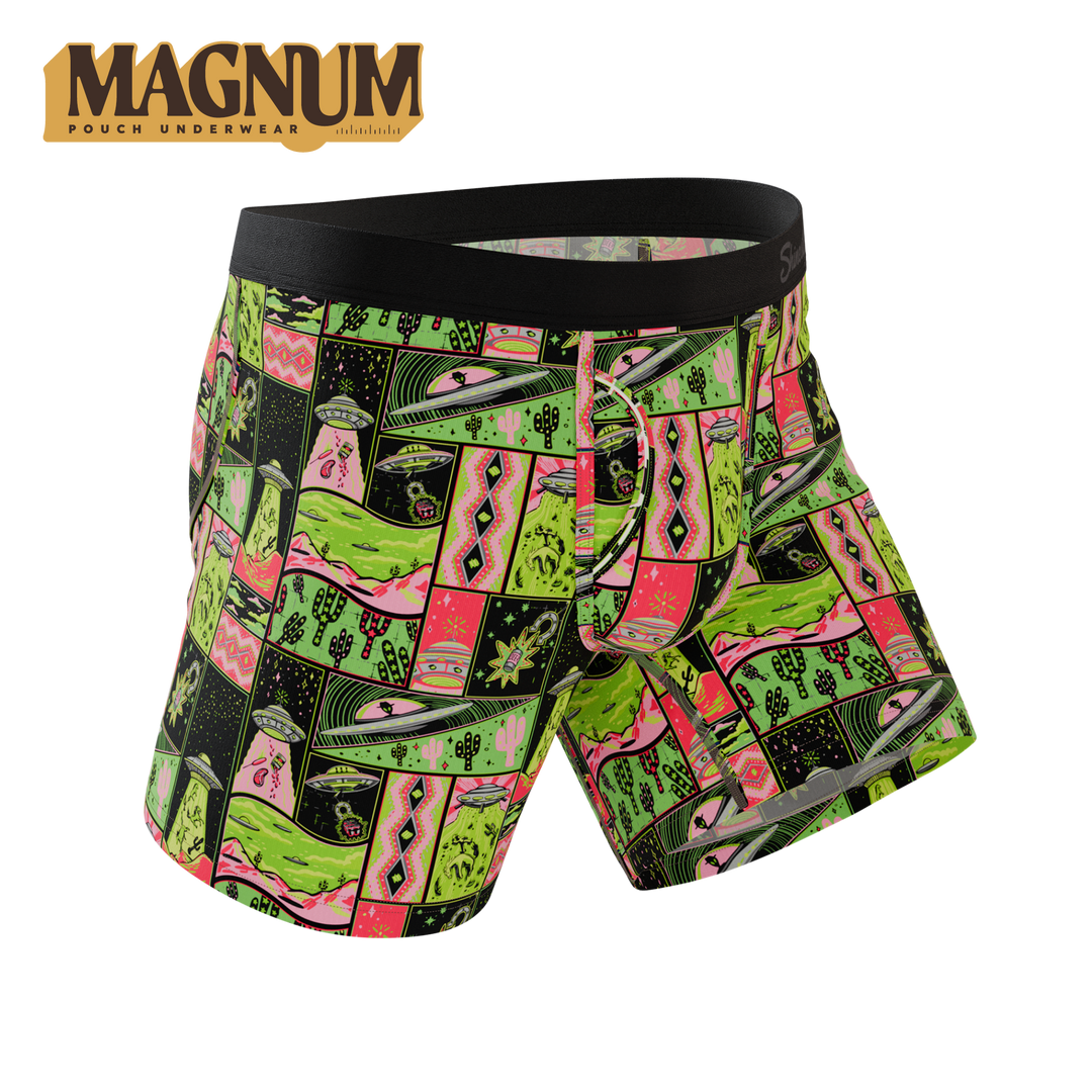 The Area 51 | Retro-Futuristic Alien Ball Hammock® Magnum Big Pouch Underwear