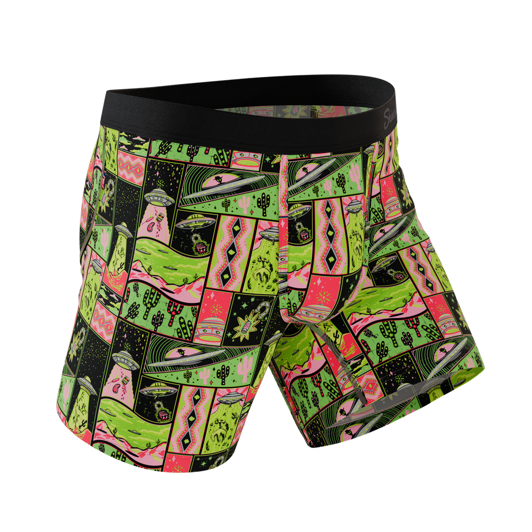 The Area 51 | Retro-Futuristic Alien Ball Hammock® Pouch Underwear