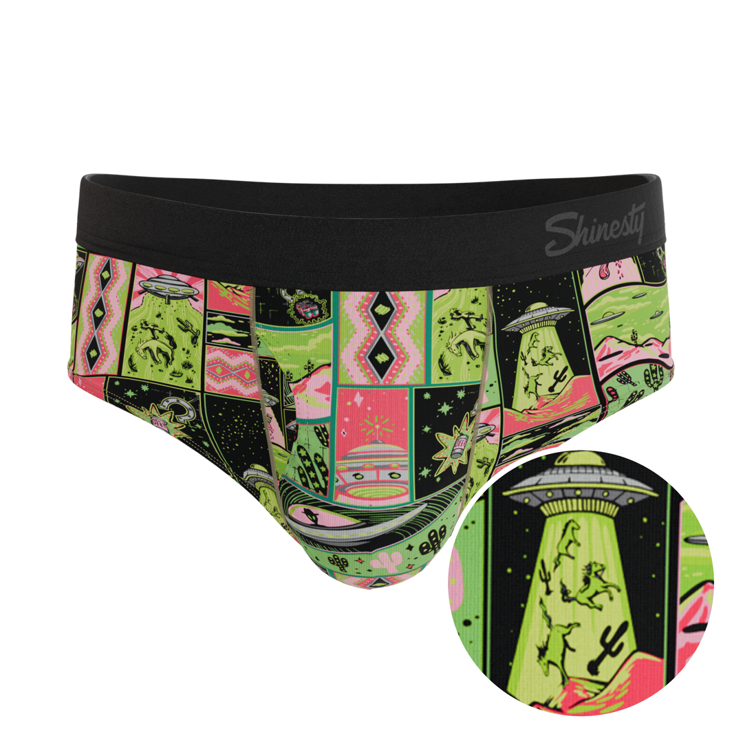 The Area 51 | Retro-Futuristic Alien Ball Hammock® Pouch Underwear Briefs