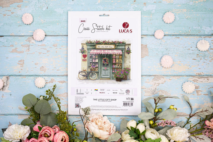 The Little Gift Shop Counted Cross-Stitch Kit by Luca-S B1429L