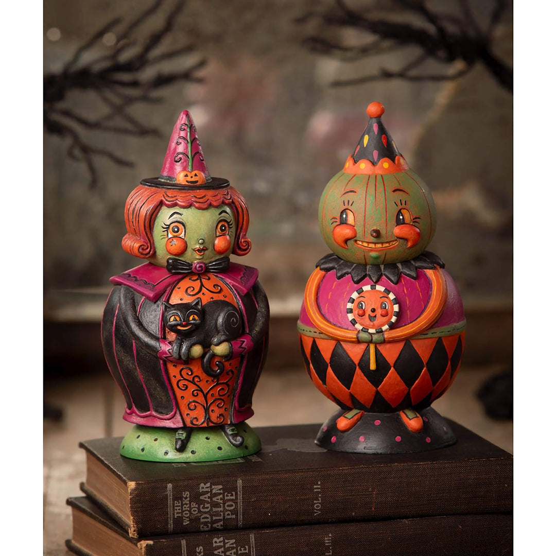 Jackie Green-O-Ween Spooks Jar Johanna Parker for Bethany Lowe