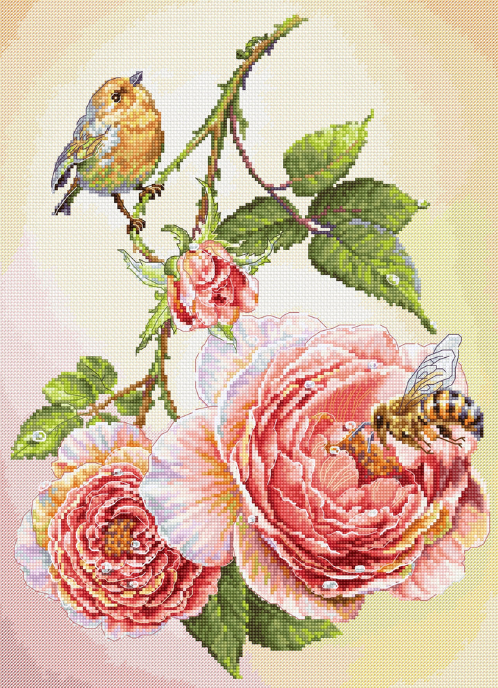 Breakfast Counted Cross-Stitch Kit by Luca-S B7053L