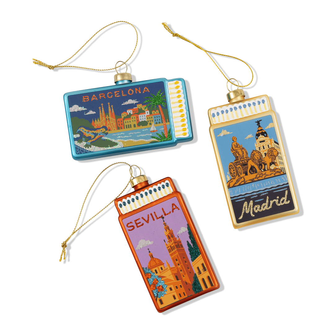 Barcelona Matchbook Ornament