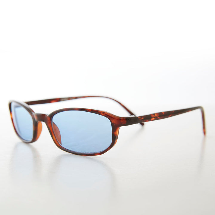 Small Rectangle Tinted Lens Sunglasses - Bard