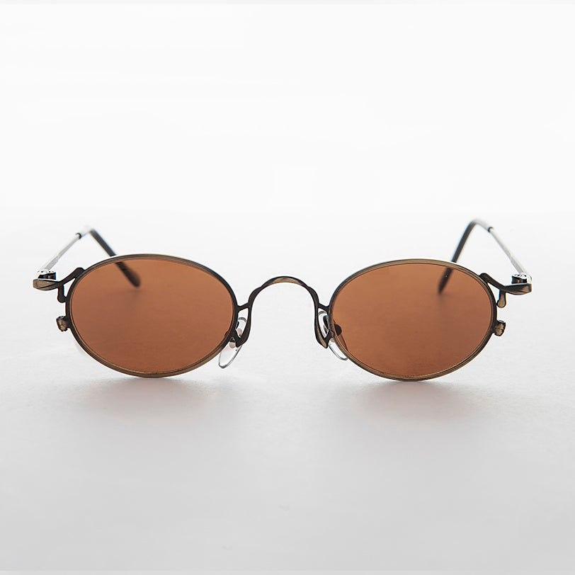 Oval Victorian Style 90s Sunglasses - Beatrice