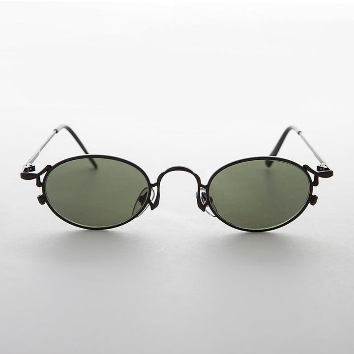 Oval Victorian Style 90s Sunglasses - Beatrice