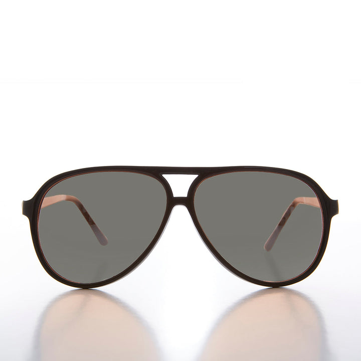 Simple Polarized Lens Aviator Sunglasses - Bedford