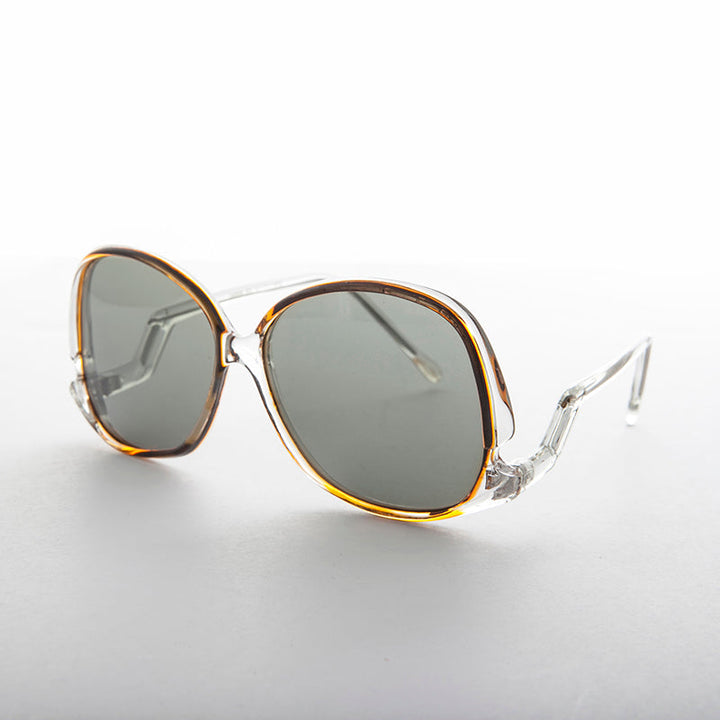 Drop Temple Polarized Women's Vintage Sunglass - Bella