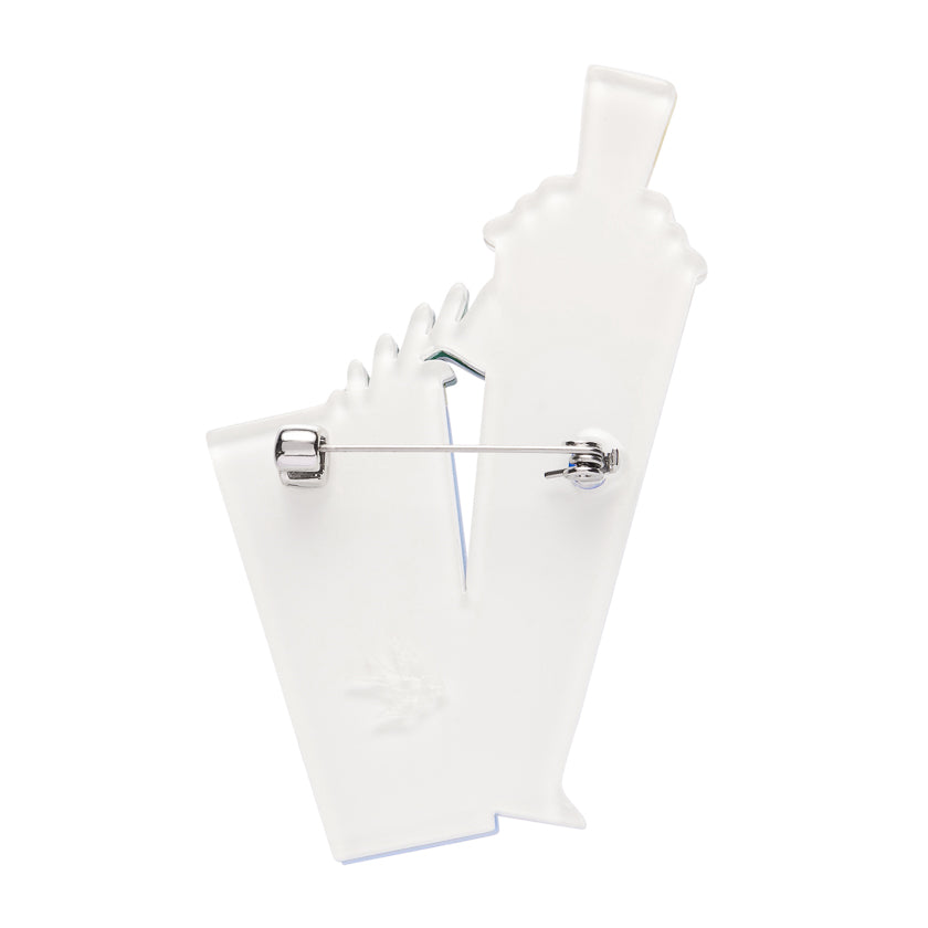 Opa! Ouzo Brooch by Erstwilder