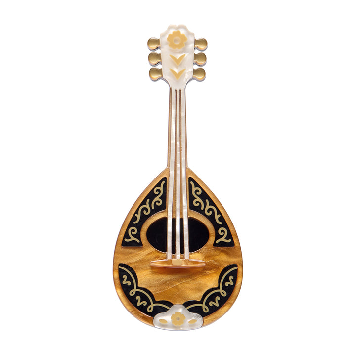 Play Bouzouki Brooch by Erstwilder
