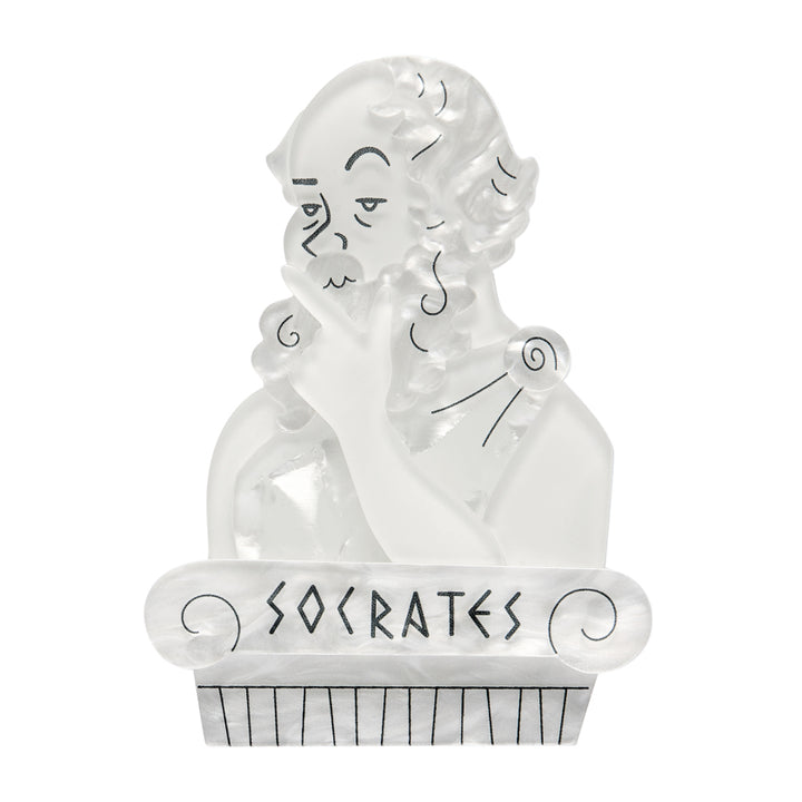 Socratic Method Brooch by Erstwilder