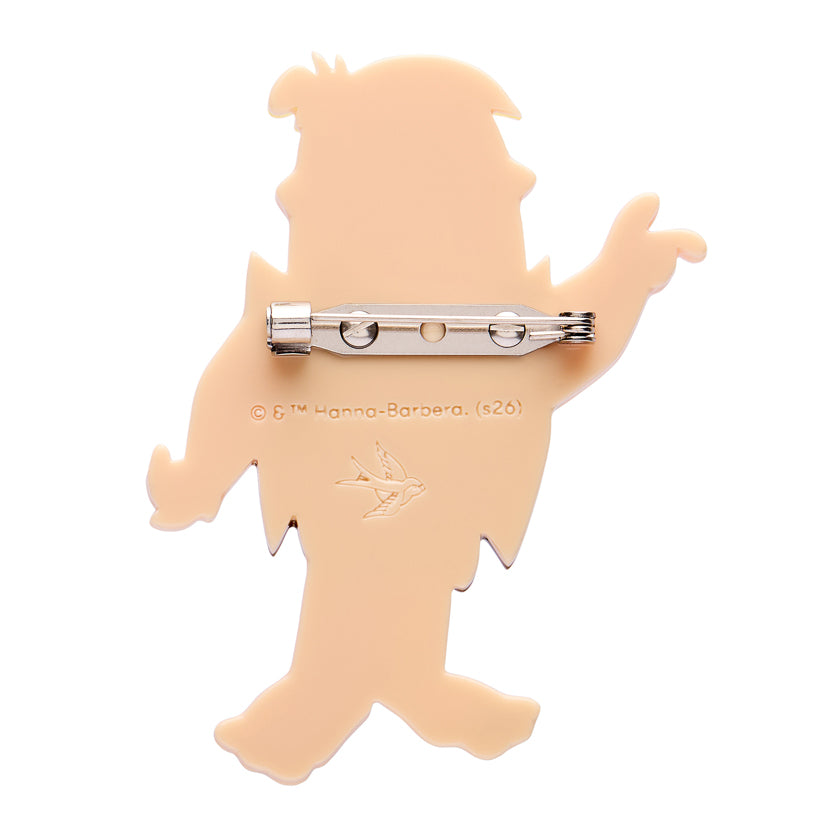 Barney Rubble Brooch by Erstwilder