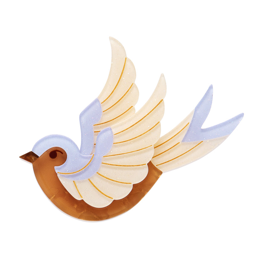 Fancie Jo Sparrow Brooch by Erstwilder