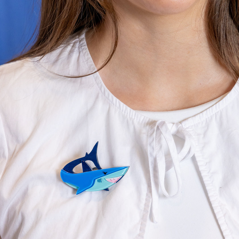 Here’s Brucey Brooch by Erstwilder