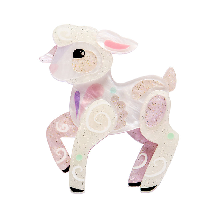Lottie the Lamb Brooch by Erstwilder x Pete Cromer Easter