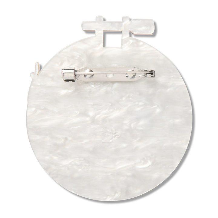 Stitched & Framed Brooch by Erstwilder