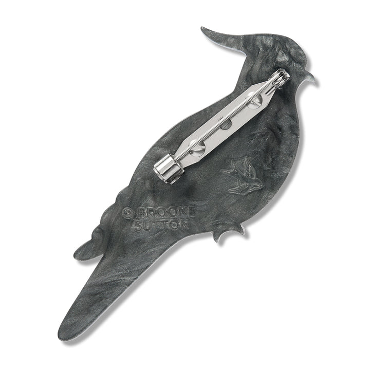 Kulupatji (Crested Pigeon) Brooch by Erstwilder