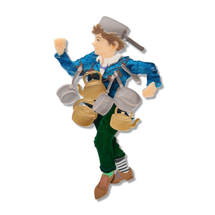 Saucepan Man Brooch by Erstwilder | Magic Faraway Tree