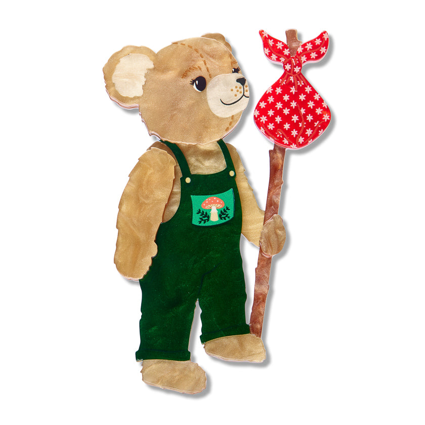 Bear's Adventures Brooch by Erstwilder | Magic Faraway Tree