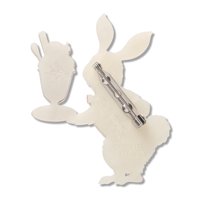 Rabbit Waiter Brooch by Erstwilder | Magic Faraway Tree