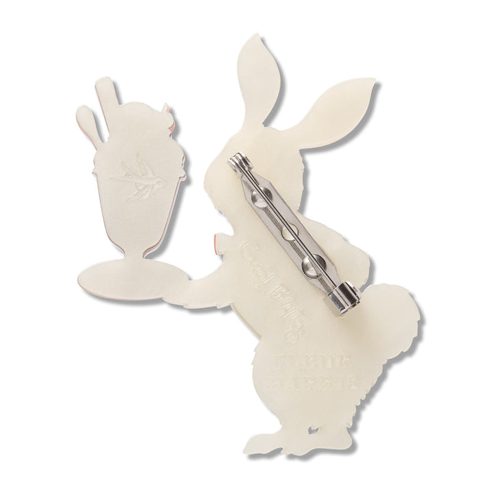 Rabbit Waiter Brooch by Erstwilder | Magic Faraway Tree