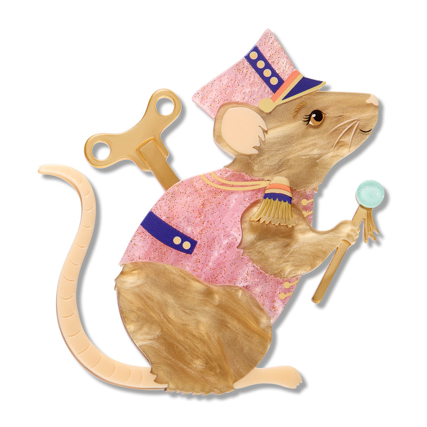 Clockwork Mouse Brooch by Erstwilder | Magic Faraway Tree