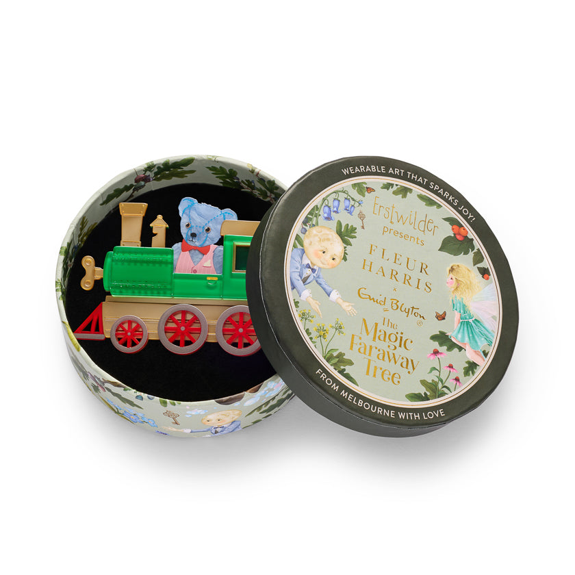 Bear Station Brooch by Erstwilder | Magic Faraway Tree