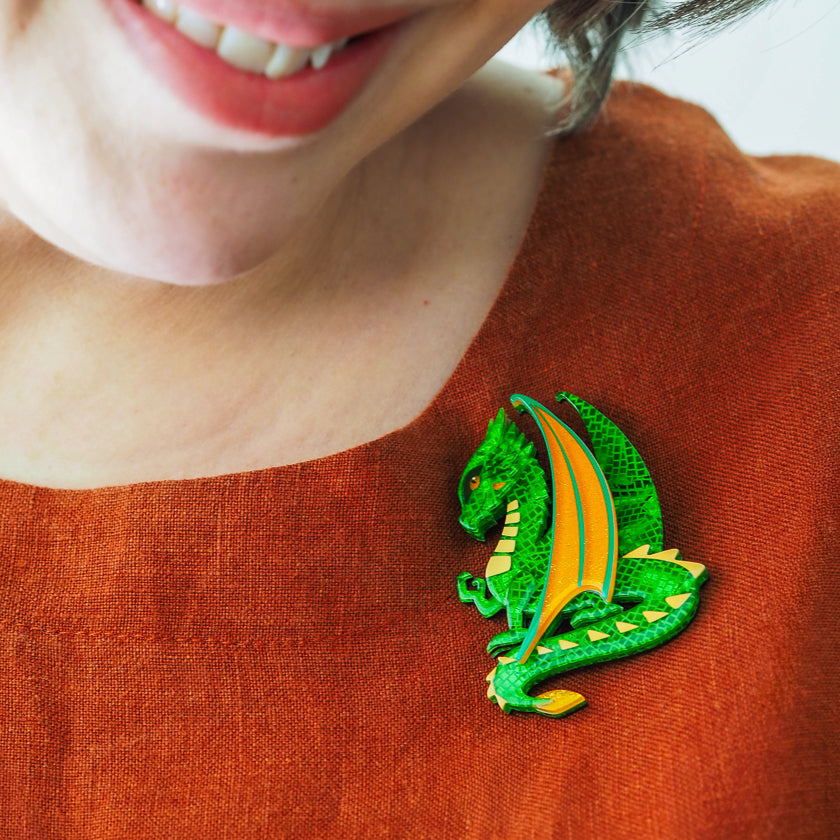 Impressive Scale Brooch by Erstwilder x Pete Cromer