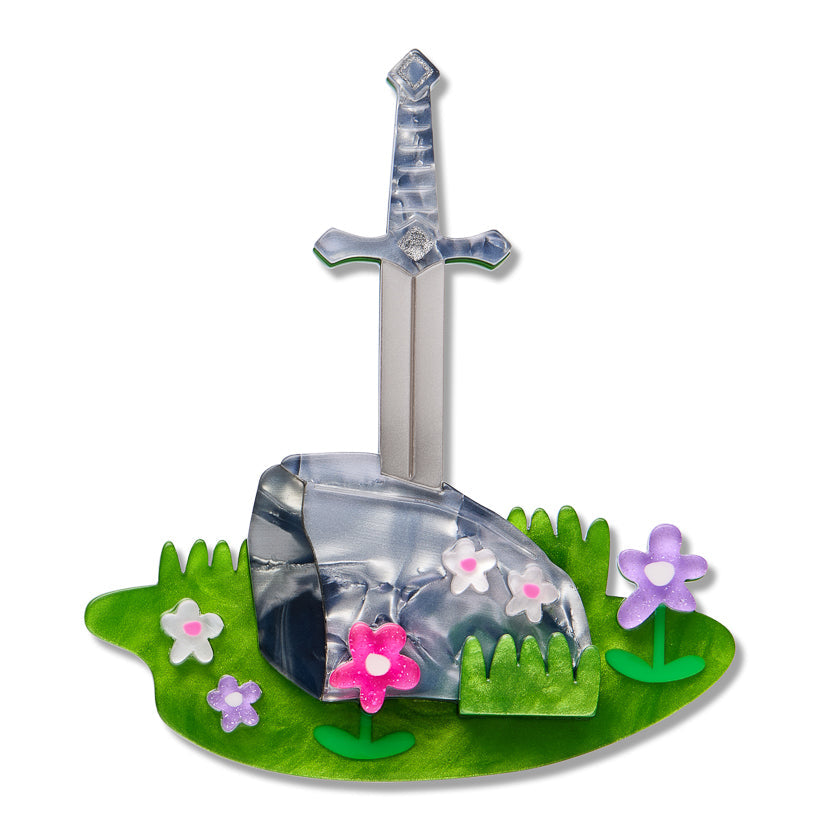 Once and Future Brooch by Erstwilder x Pete Cromer