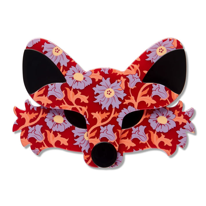 Brida the Botanical Brooch by Erstwilder - front view on white background