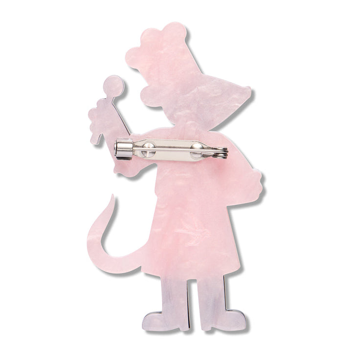 Chez Raton Brooch by Erstwilder shown with gift box | Wild at Work Collection