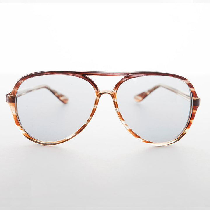 80s Transition Glass Lens Aviator Vintage Sunglass - Birdy