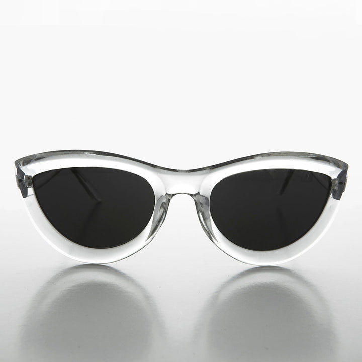 Rare Oversized Mod Cat Eye Chunky Sunglass - Big Momma