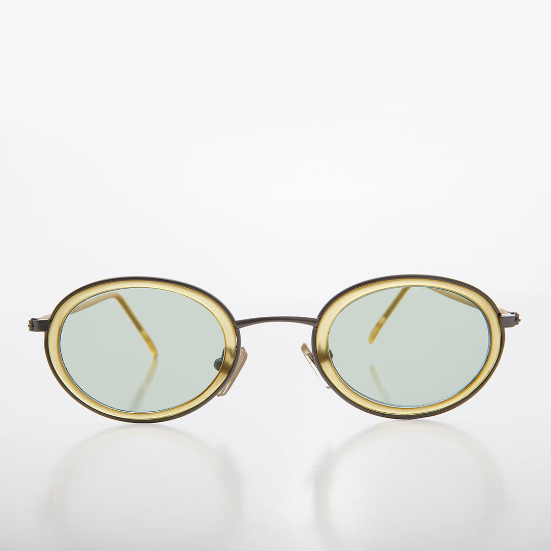Oval Pastel Vintage Sunglasses - Bloom