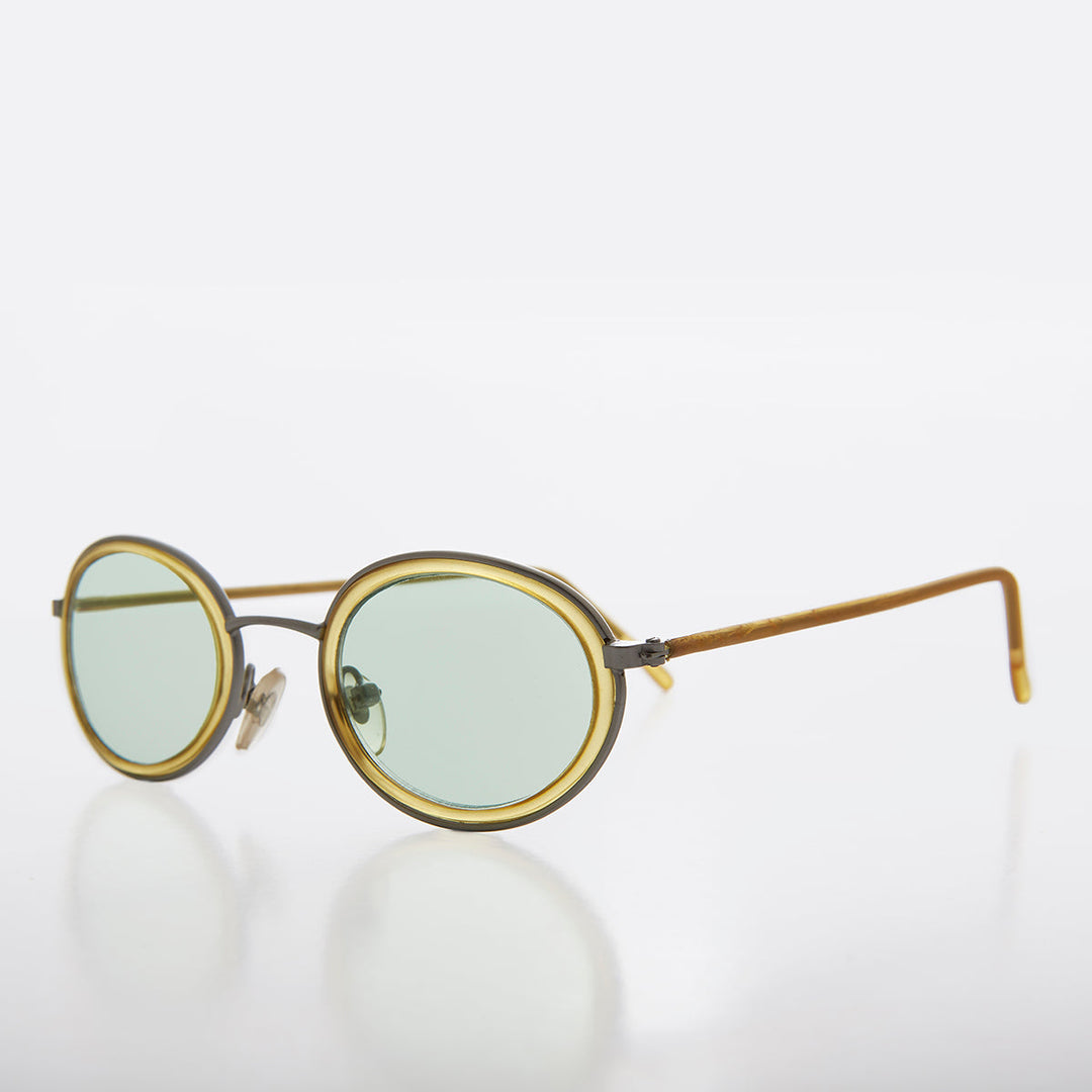 Oval Pastel Vintage Sunglasses - Bloom