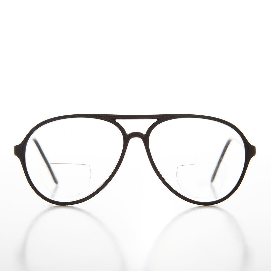 Simple Bifocal Aviator Reading Glasses - Bobbie