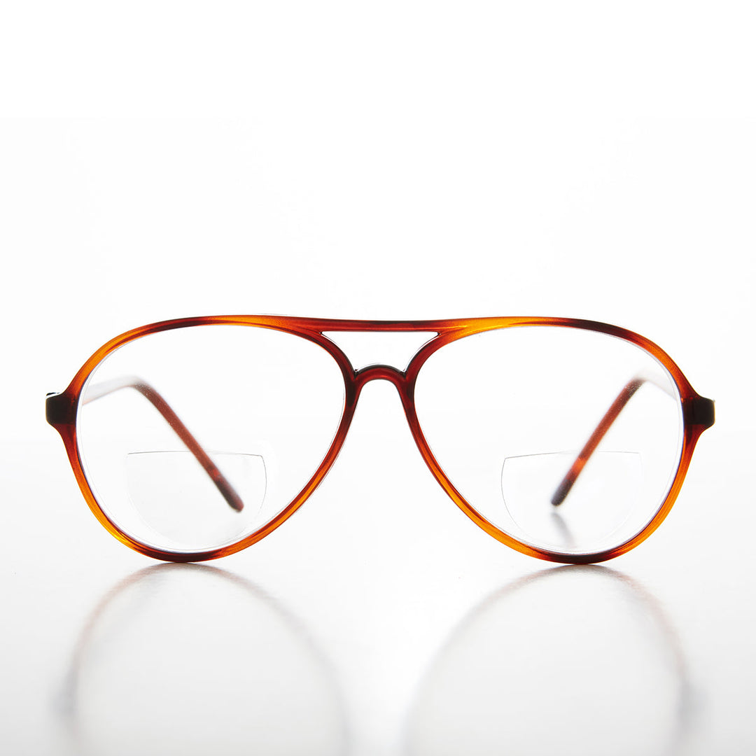 Simple Bifocal Aviator Reading Glasses - Bobbie