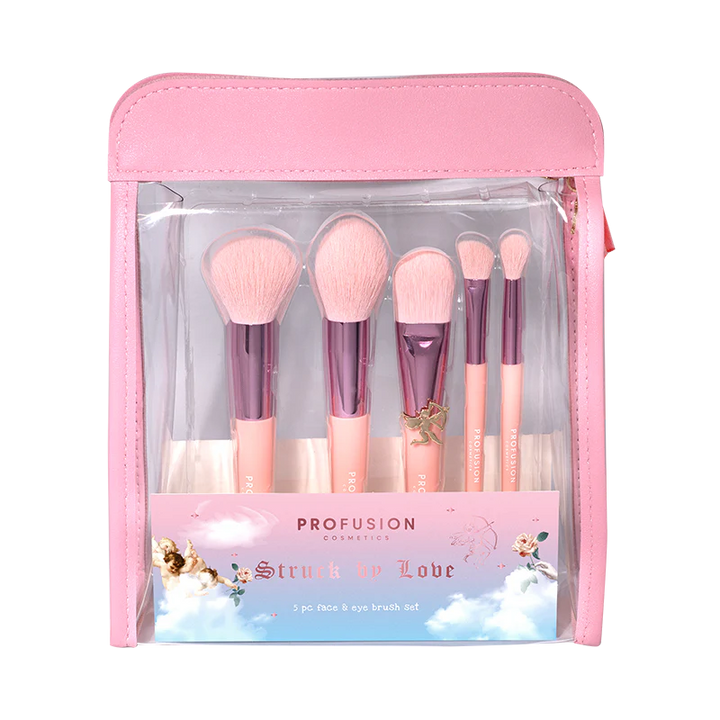 Dear Cupid - Struck By Love 5 PC Face & Eye Brush Set