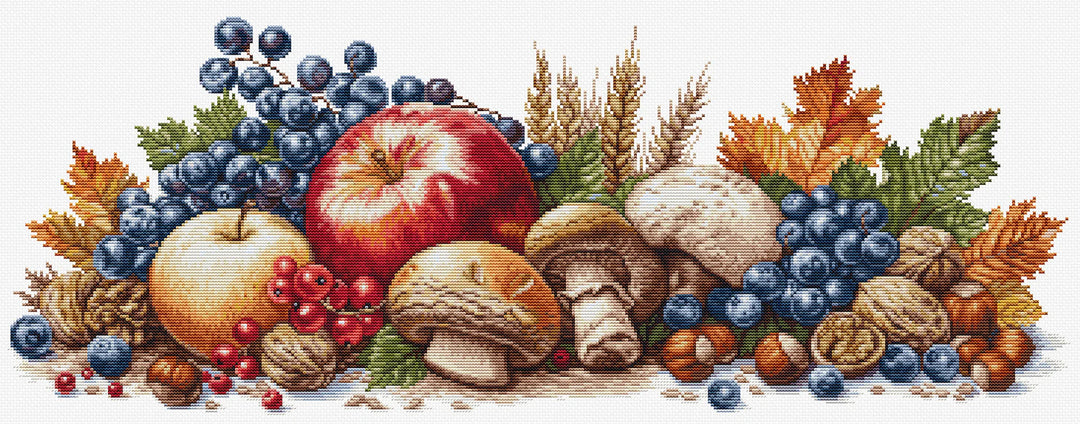 Autumn Harvest BU5071L Counted Cross-Stitch Kit
