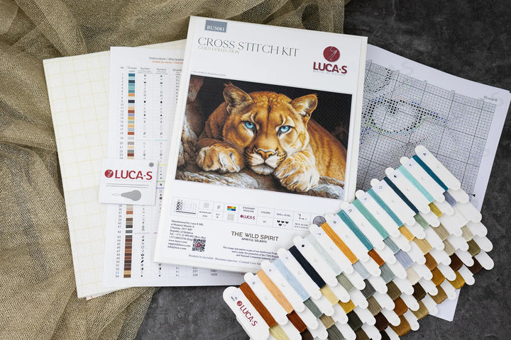 The Wild Spirit Counted Cross-Stitch Kit by Luca-S BU5081L