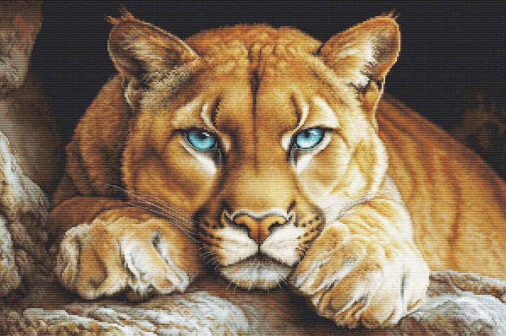 The Wild Spirit Counted Cross-Stitch Kit by Luca-S BU5081L